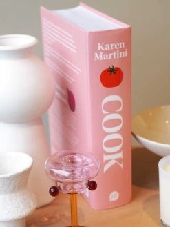 Petit Pompom Candleholder - Pink -Homewares Shop 2023 home decor 2