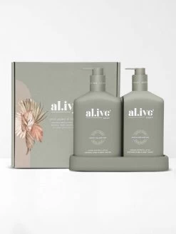 Green Pepper & Lotus Wash & Lotion DUO + Tray