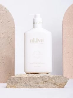 Mango & Lychee Wash & Lotion DUO + Tray -Homewares Shop al ive mangolychee lifestyle 4 1