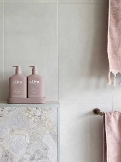 Raspberry Blossom & Juniper Wash & Lotion DUO + Tray -Homewares Shop al ive raspberry blossom duo 2