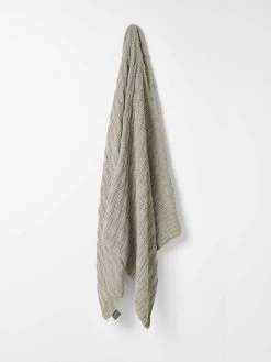 Basket Weave Throw - Feather