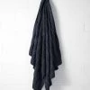 Cable Knit Throw - Slate -Homewares Shop cable knit throw slate