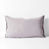 Chambray Fringe Standard Pillowcase - Lilac -Homewares Shop chambray fringe pillowcase lilac