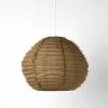 Cloud Fringed Ball Pendant - Bronze -Homewares Shop cloud fringed linen pendant ball bronze