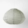 Cloud Fringed Oval Pendant - Limestone 1 Cloud Fringed Oval Pendant - Limestone -Homewares Shop cloud fringed linen pendant oval limestone
