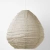 Cloud Fringed Pear Pendant - Natural -Homewares Shop cloud fringed linen pendant pear natural