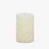 Twist Small Pillar Candle - Ivory