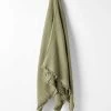 Crinkle Throw - Elm -Homewares Shop crinkle throw elm 1 1