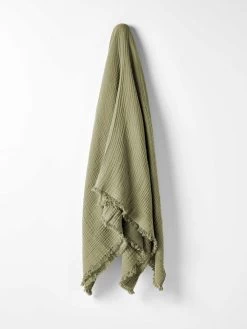 Crinkle Throw - Elm