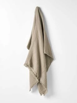 Crinkle Throw - Feather