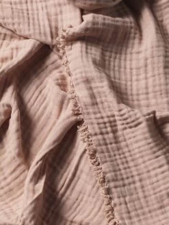 Homewares Shop -Homewares Shop crinkle throw pink clay 2 1