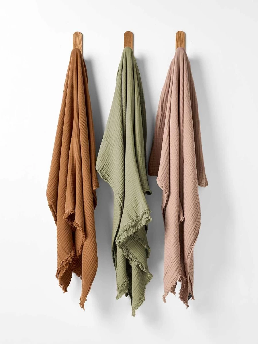 Crinkle Throw - Pecan 8 Crinkle Throw - Pecan - Image 6