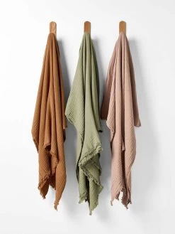 Crinkle Throw - Elm 13 Crinkle Throw - Elm -Homewares Shop crinkle throws 2