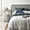 Emile Pure Linen Quilt Cover - Glacier 1 Emile Pure Linen Quilt Cover - Glacier -Homewares Shop emile bed linen glacier 2
