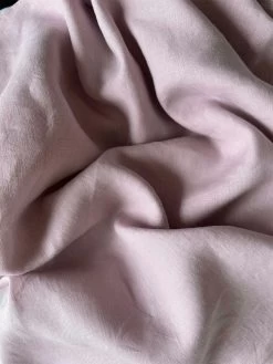 Emile Pure Linen Quilt Cover - Burnished Lilac -Homewares Shop emile bedlinen burnished lilac detail 3 1