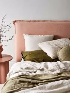 Emile Pure Linen Quilt Cover - Natural -Homewares Shop emile bedlinen natural 2 3