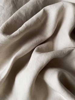 Emile Pure Linen Quilt Cover - Natural -Homewares Shop emile bedlinen natural detail 1 1