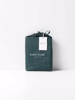 Emile Pure Linen Standard Pillowcase - Greystone -Homewares Shop emile packaging pillowcase greystone