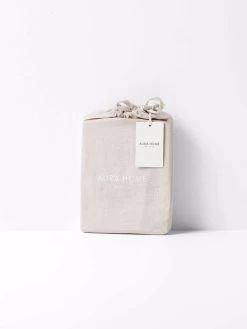 Emile Pure Linen European Pillowcase - Natural -Homewares Shop emile packaging pillowcase natural 1