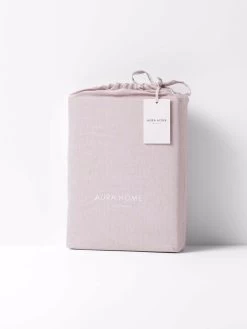 Emile Pure Linen Quilt Cover - Burnished Lilac -Homewares Shop emile packaging quilt cover burnished lilac 1 3