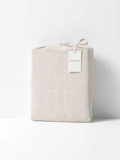 Emile Linen Flat Sheet - Natural 9 Emile Linen Flat Sheet - Natural -Homewares Shop emile packaging quilt cover natural 5