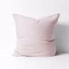 Emile Pure Linen European Pillowcase - Burnished Lilac -Homewares Shop emile pillowcase euro burnished lilac