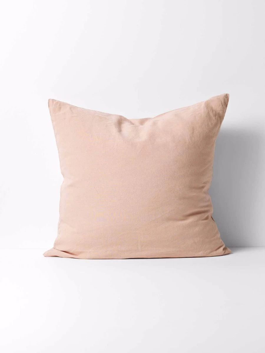 Emile Pure Linen European Pillowcase - Spanish Villa 3 Emile Pure Linen European Pillowcase - Spanish Villa