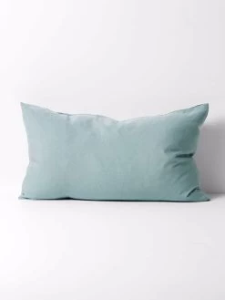 Emile Linen Standard Pillowcase - Aegean Blue