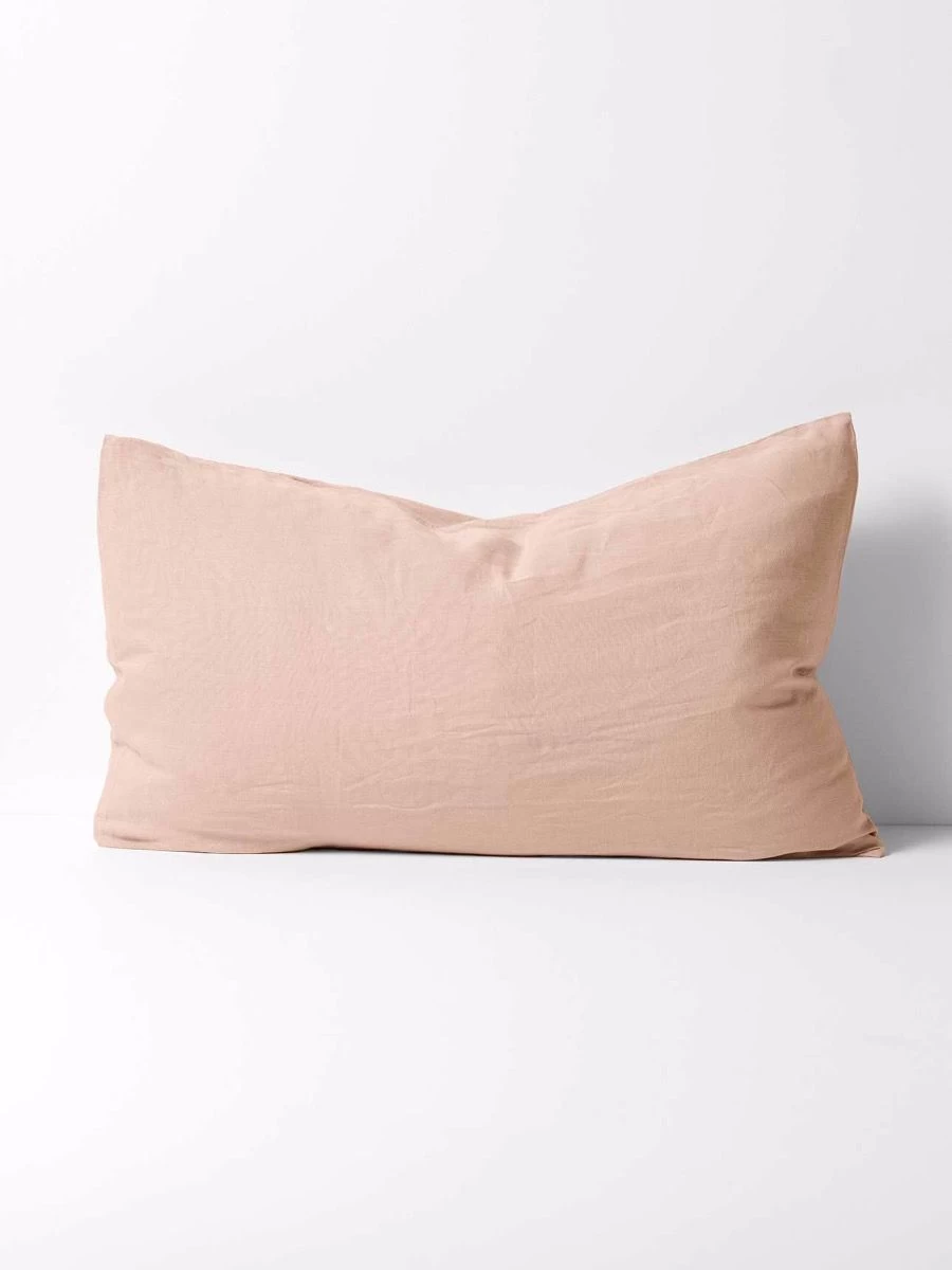 Emile Pure Linen Standard Pillowcase - Spanish Villa 3 Emile Pure Linen Standard Pillowcase - Spanish Villa