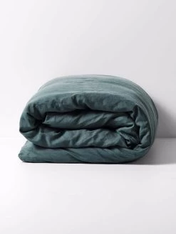 Emile Pure Linen Quilt Cover - Greystone 12 Emile Pure Linen Quilt Cover - Greystone -Homewares Shop emile quilt cover greystone 3