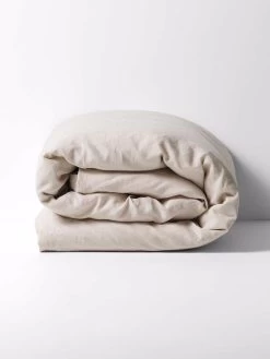 Emile Pure Linen Quilt Cover - Natural -Homewares Shop emile quilt cover natural 3