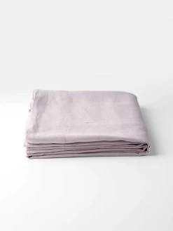 Emile Linen Flat Sheet - Burnished Lilac -Homewares Shop emile sheets burnished lilac 3