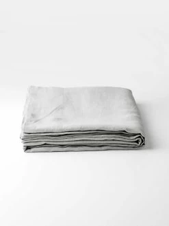 Emile Linen Flat Sheet - Glacier 8 Emile Linen Flat Sheet - Glacier -Homewares Shop emile sheets glacier 3