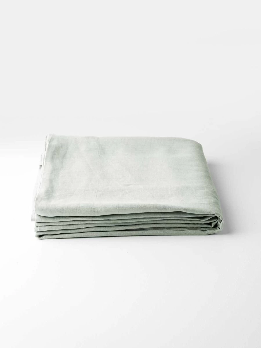 Emile Linen Flat Sheet - Mineral 5 Emile Linen Flat Sheet - Mineral - Image 3