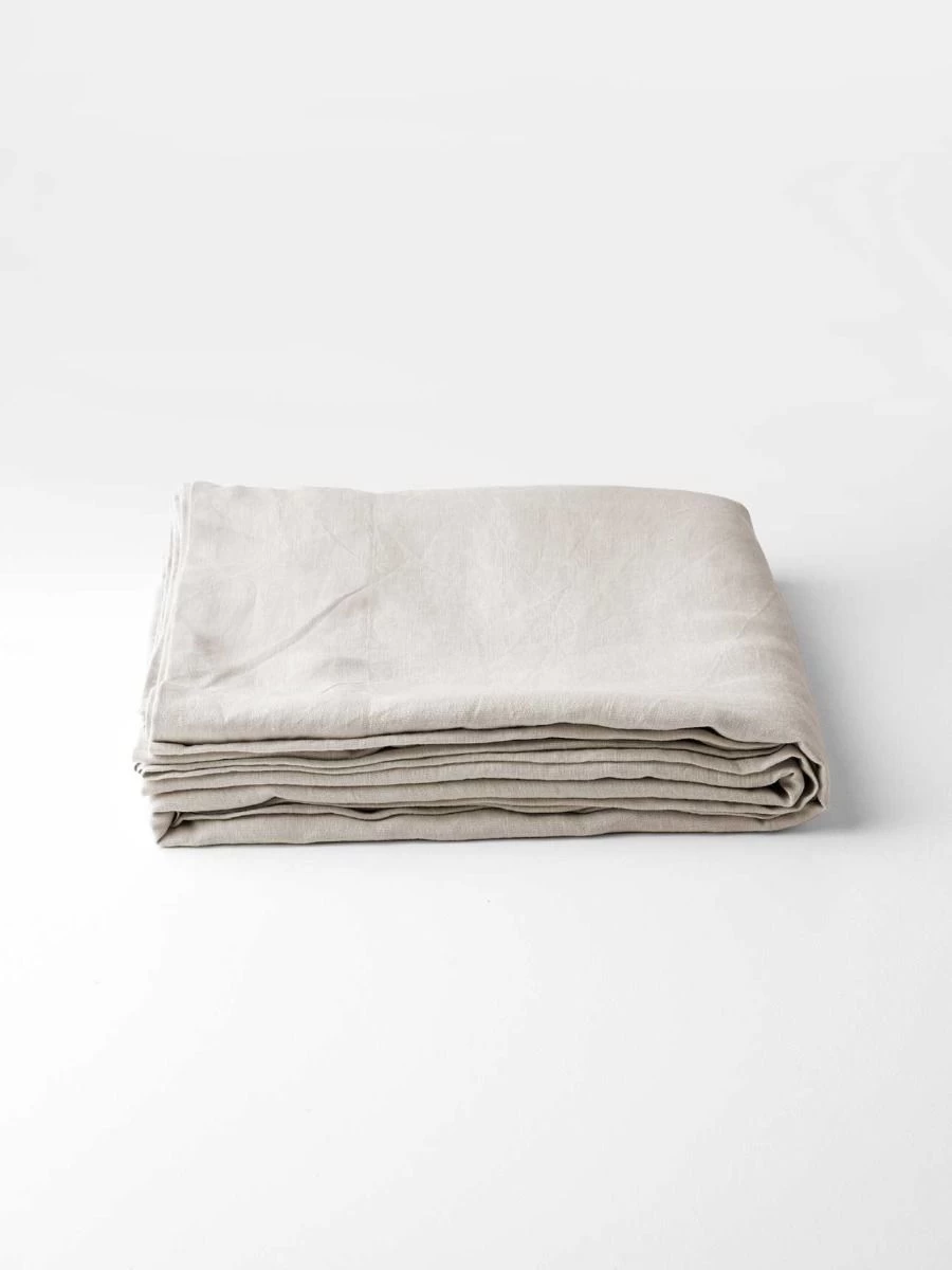 Emile Linen Flat Sheet - Natural 5 Emile Linen Flat Sheet - Natural - Image 3
