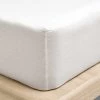 Emile Linen Fitted Sheet - Marshmallow 2 Emile Linen Fitted Sheet - Marshmallow -Homewares Shop emile sheets white 2 2