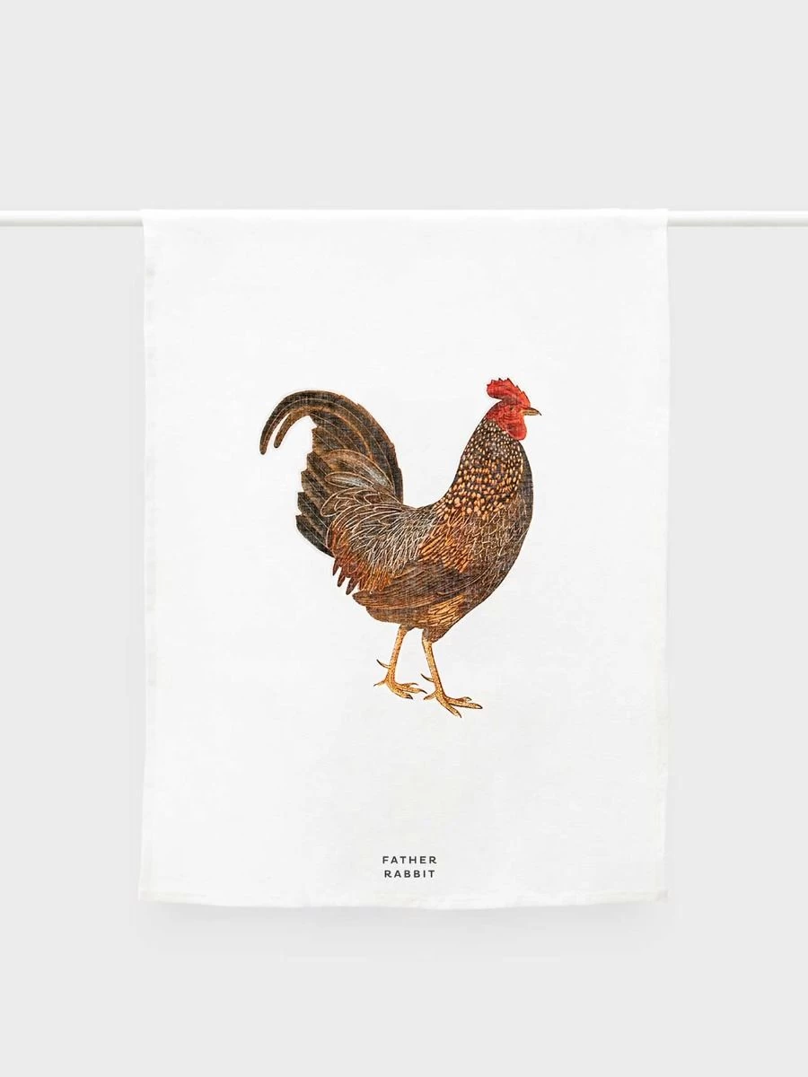 Rooster Tea Towel 3 Rooster Tea Towel