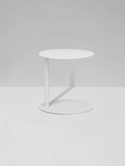 Aperto Ali Round Side Table - White