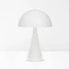 Easton Dome Table Lamp In White -Homewares Shop globe west easton dome table lamp white