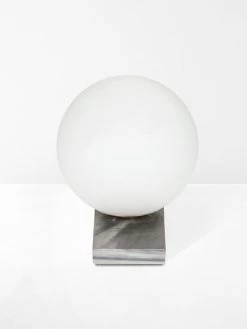 Easton Orb Table Lamp - Grey -Homewares Shop globe west easton orb table lamp grey 4