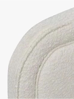 Hugo Ridge Bedhead In Chalk Boucle - Queen -Homewares Shop globe west hugo ridge headhead queen chalk boucle 3
