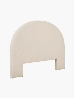 Kennedy Arch Bedhead In Bone Weave - Queen -Homewares Shop globe west kennedy bed head boucle queen 2
