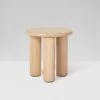 Linea Chubby Side Table - Oak -Homewares Shop globe west linea chubby side table natural oak 1