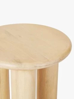 Linea Chubby Side Table - Oak -Homewares Shop globe west linea chubby side table natural oak 3