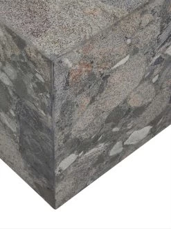 Rufus Block Square Marble Side Table - Grey Fleck Marble 9 Rufus Block Square Marble Side Table - Grey Fleck Marble -Homewares Shop globe west rufus block square marble side table 4