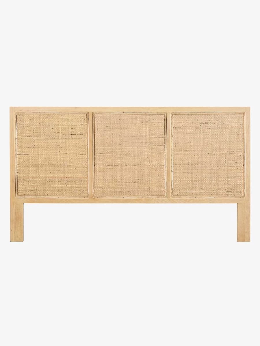 Tennyson Woven Bedhead In Natural Oak - King 3 Tennyson Woven Bedhead In Natural Oak - King