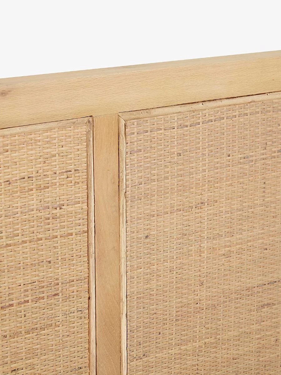 Tennyson Woven Bedhead In Natural Oak - King 11 Tennyson Woven Bedhead In Natural Oak - King - Image 9