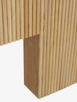 Benjamin Ripple King Bedhead - Natural Ash -Homewares Shop globewest benjamin ripple wide queen bedhead natural ash 10 1