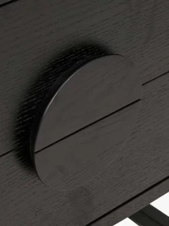 Benjamin Bedside Table - Black -Homewares Shop globewest side table benjamin black 4