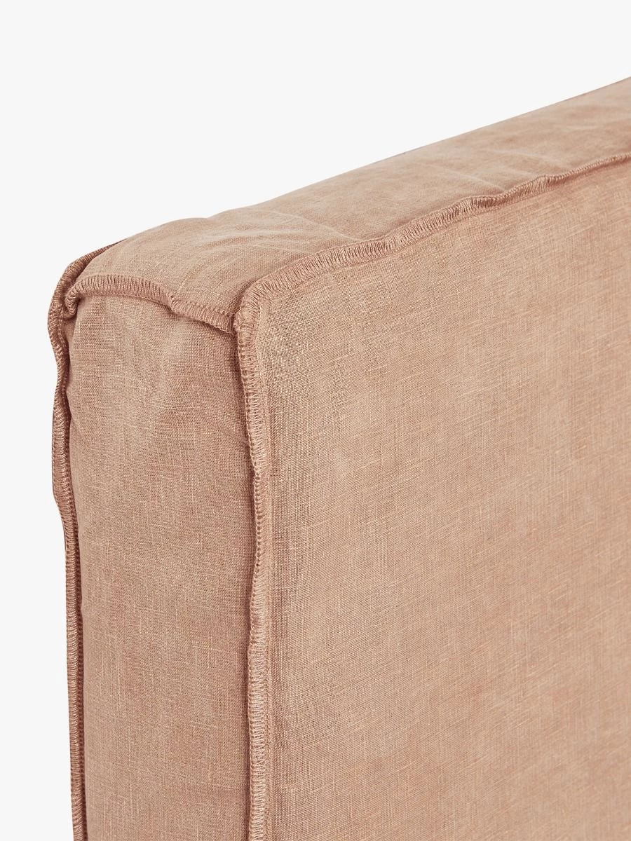 Vittoria Linen Slipclover Bedhead In Soft Clay - King 4 Vittoria Linen Slipclover Bedhead In Soft Clay - King - Image 2